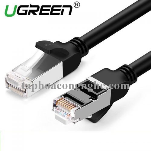 Ugreen 60818 15M màu Đen Cáp mạng LAN cat6 Đầu bấm kim loại NW101 30060818